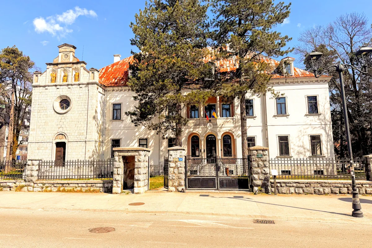 The former Austro-Hungarian Embassy in Cetinje