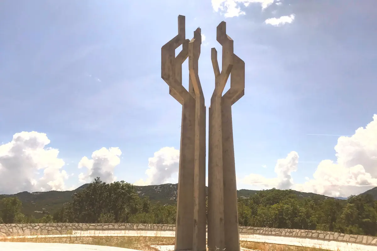 Barutana World War II Monument near Podgorica