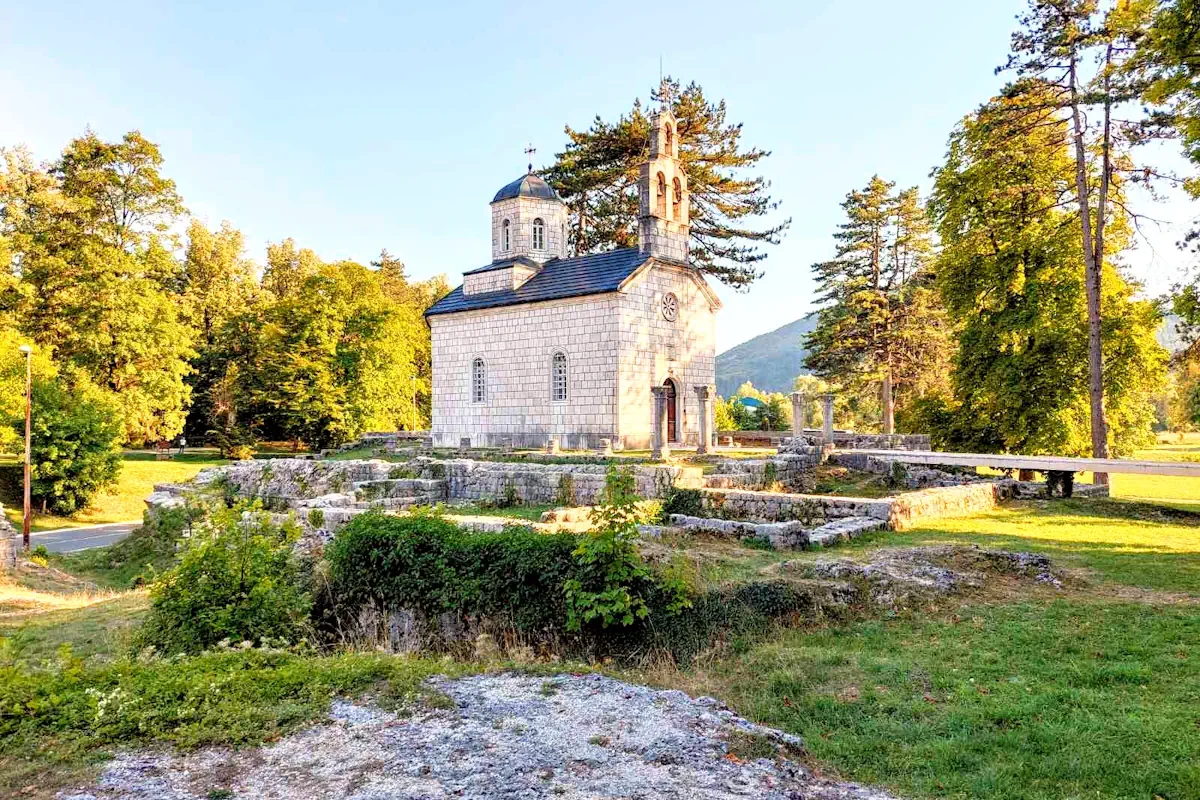 The Castle Church on the remains of the old monastery