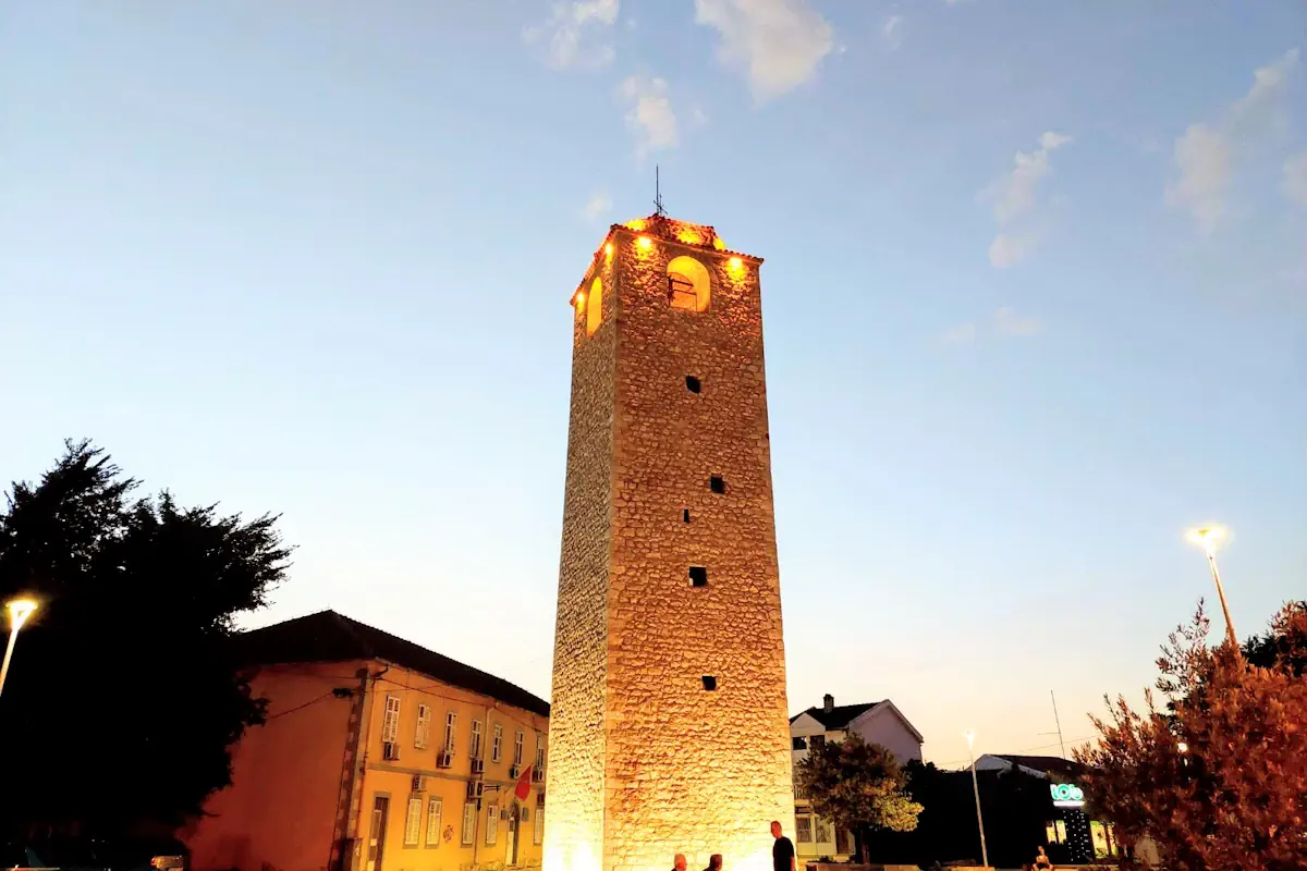 The historic Ottoman clock tower in Podgorica
