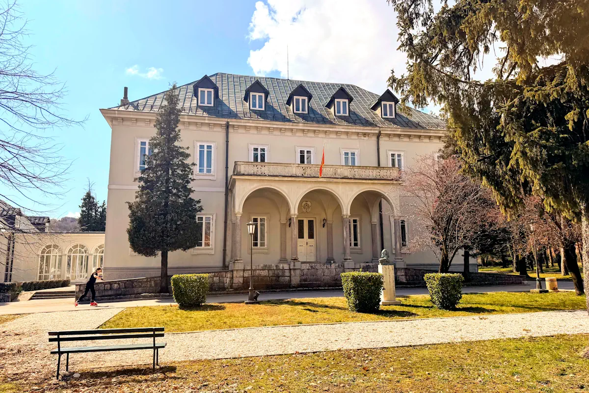 The former Italian Embassy in Cetinje