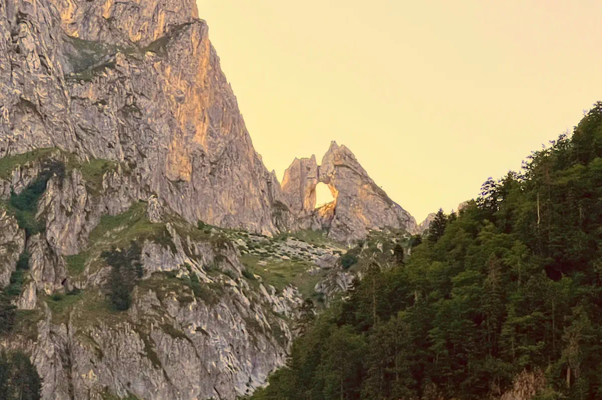 Kissing Cats rock formation Prokletije