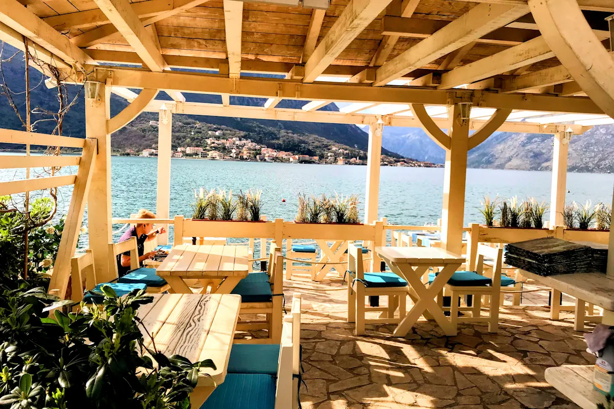 Waterfront Dining in Dobrota