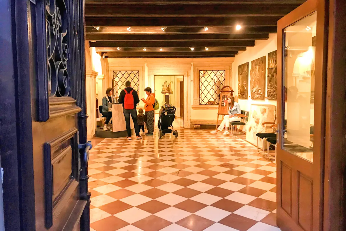 Maritime Museum of Montenegro entrance in Kotor