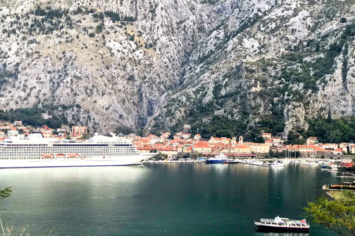 Kotor Old Town during peak cruise ship hours