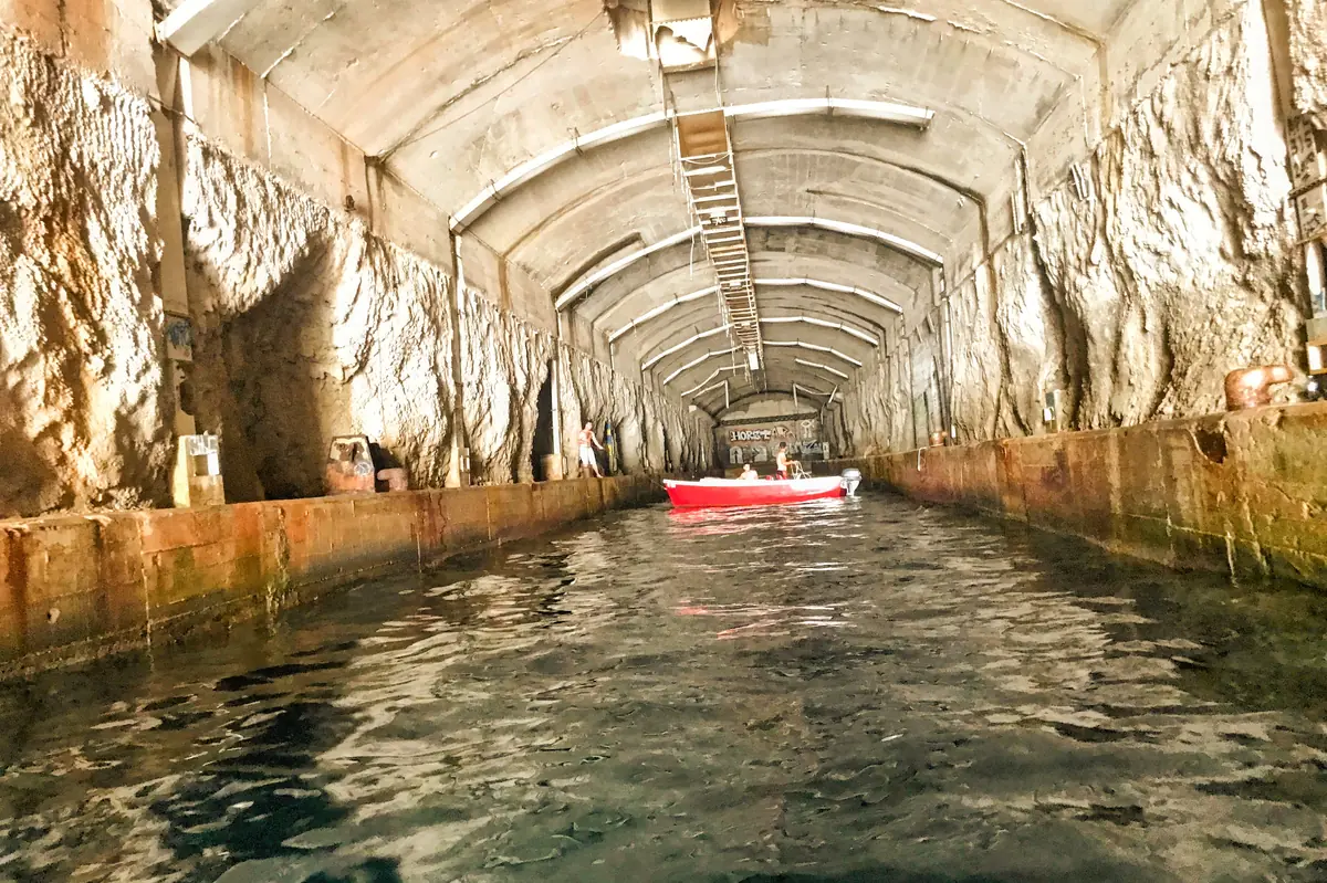 Yugoslav Submarine Tunnels on the Lustica Peninsula
