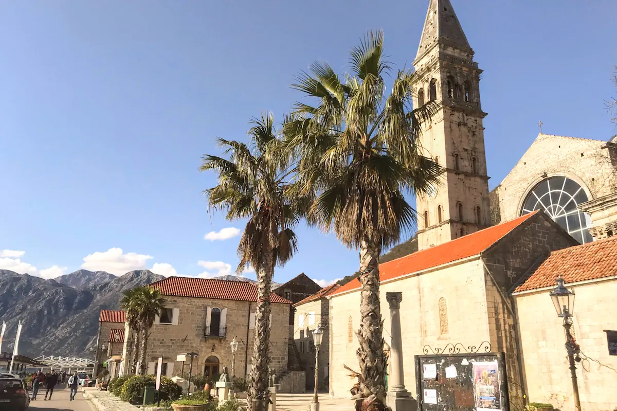 St. Nicholas Church Bell Tower Perast