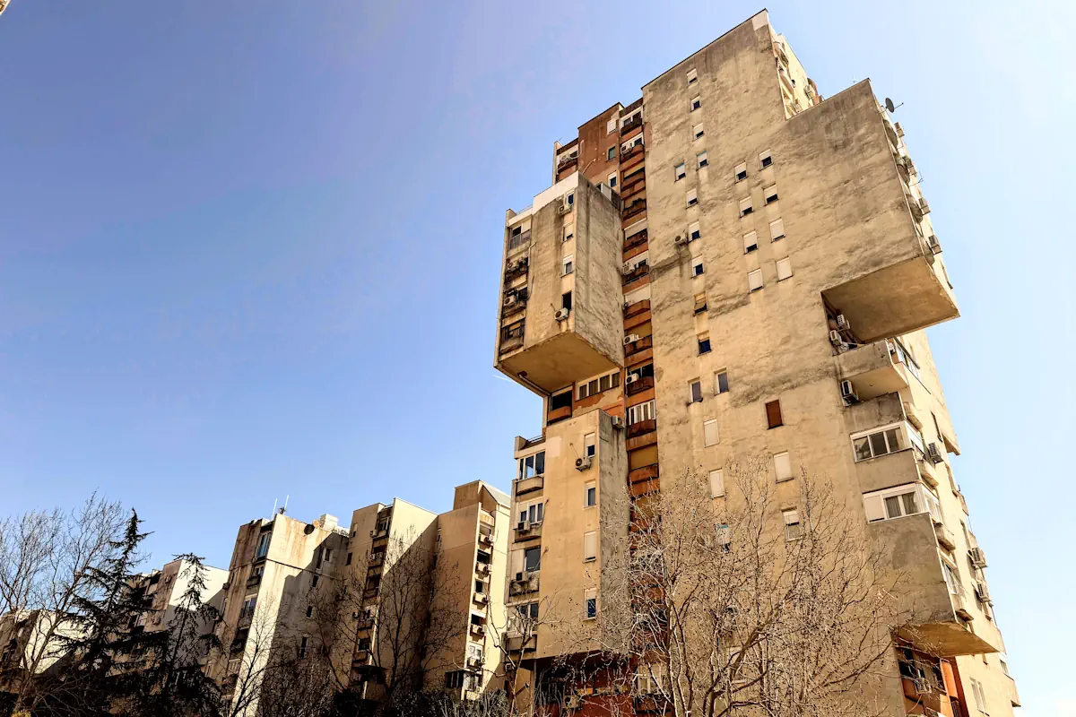Blok 5 Brutalist Neighborhood Podgorica