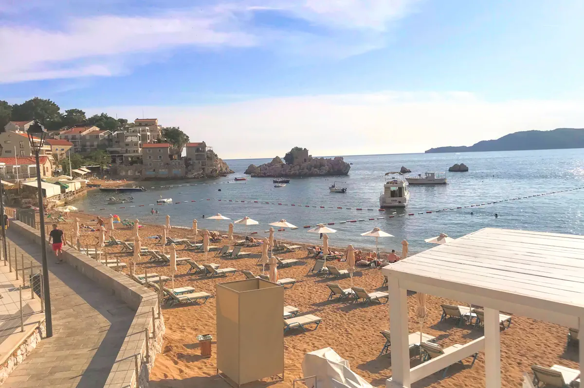 Chic stone fishing village of Przno