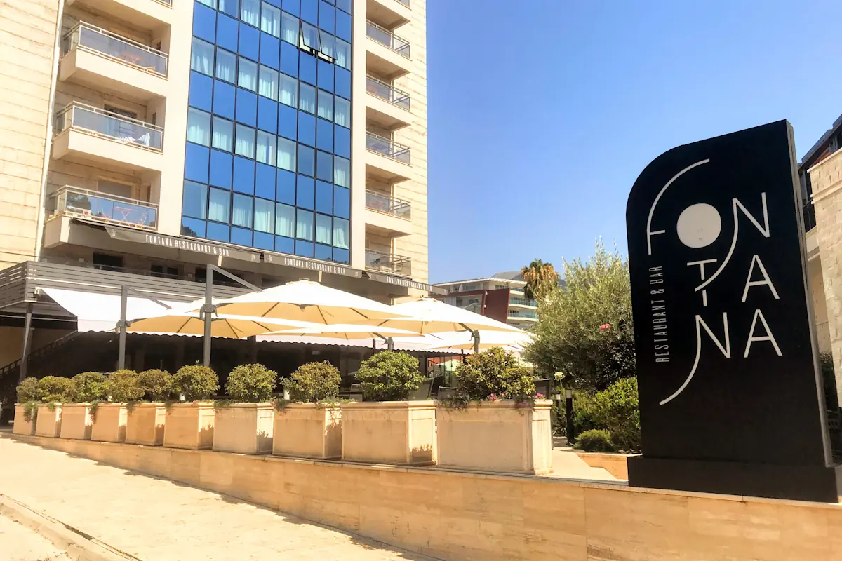 Garden at Restaurant Fontana, Budva