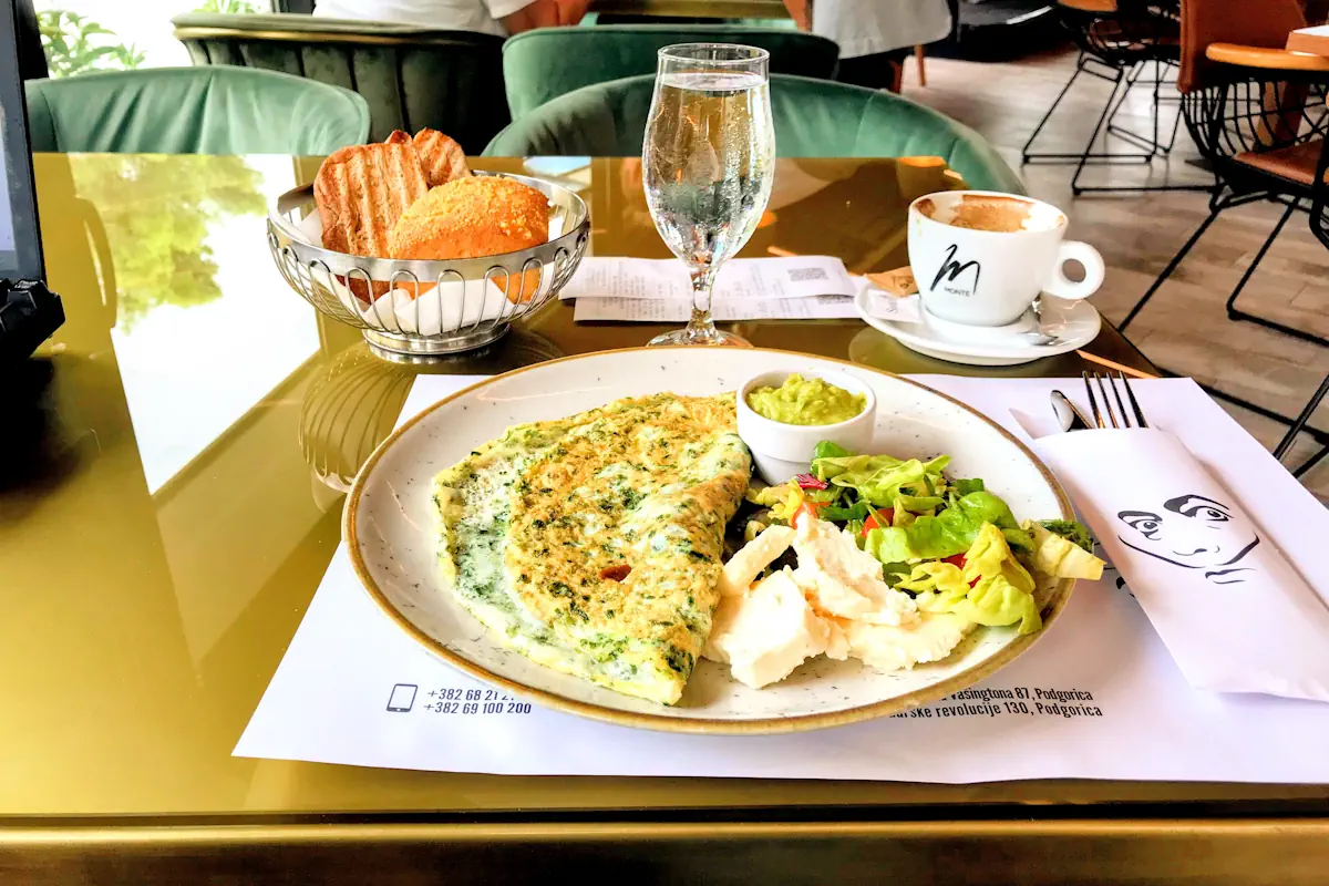 Healthy breakfast option at Salvador Restaurant Podgorica