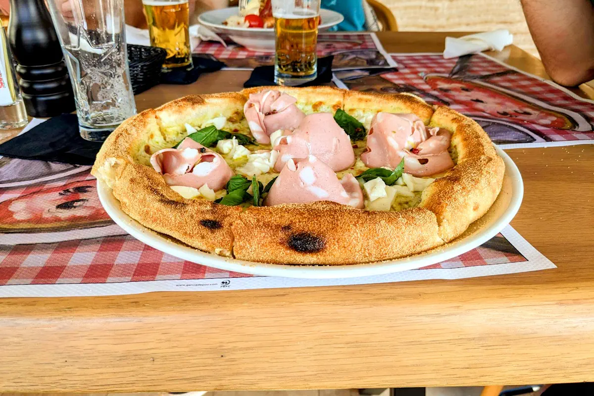 La Terrazza Herceg Novi Neapolitan Pizza with Mortadella