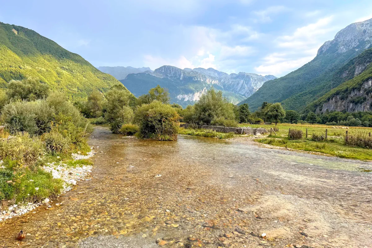 Ropojana Valley near Gusinje, Prokletije National Park Montenegro