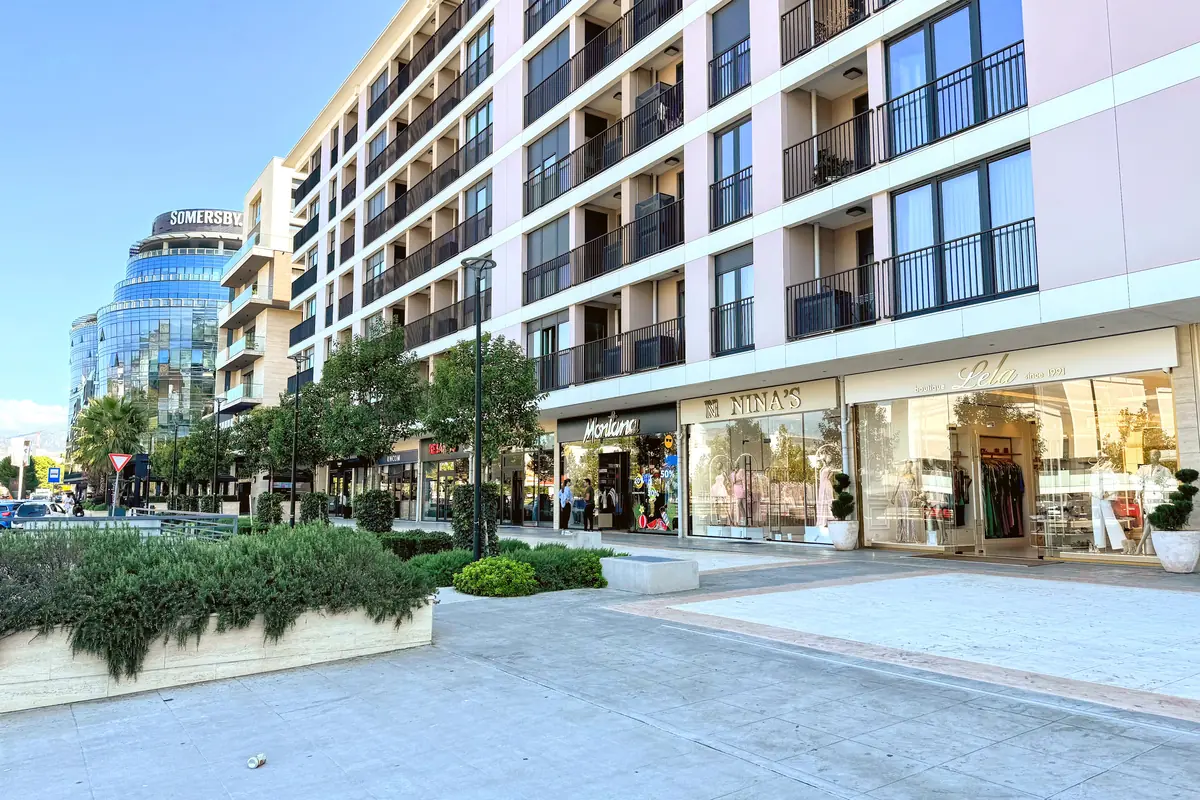 Fashion boutiques along Cetinjski Put in Podgorica