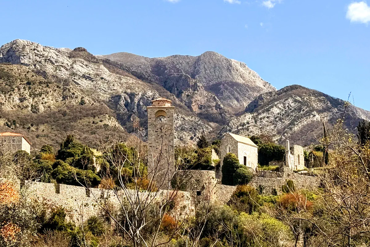 Ancient ruins of the fortress at Stari Bar