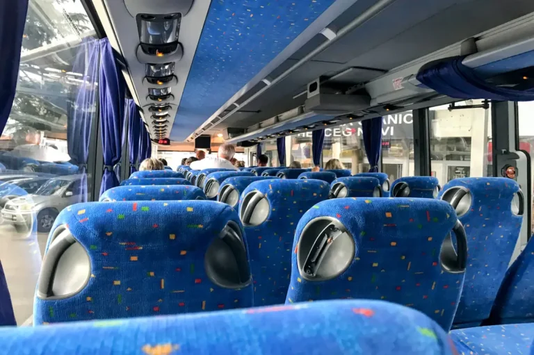 Kotor to Perast Bus Interior