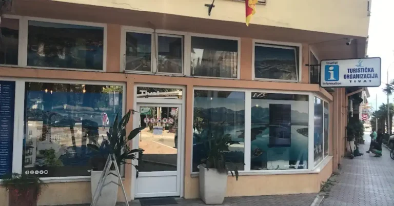 The Tourist Info Kiosk in Tivat