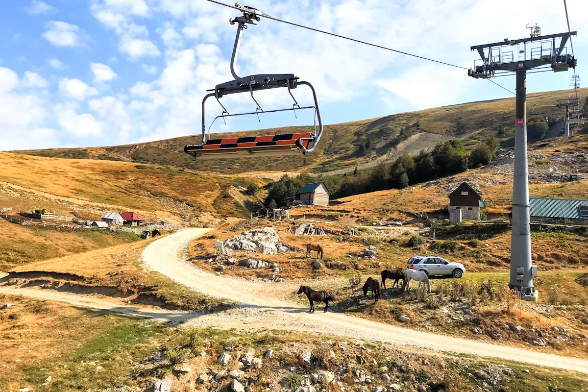 Cable Car Mount Bjelasica Kolasin 1450/1600