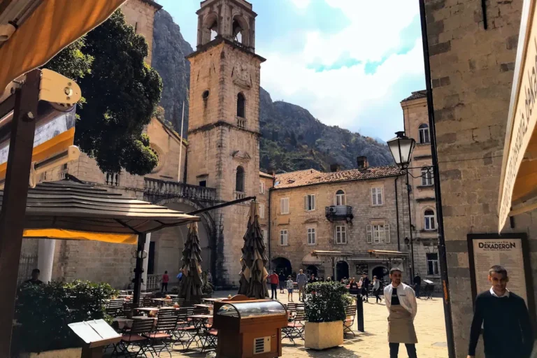 The Twin Towers of St. Tryphon Cathedral Kotor