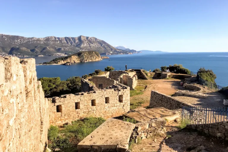 Fort Mogren overlooking the Budva Riviera incl. Sveti Nikola Island