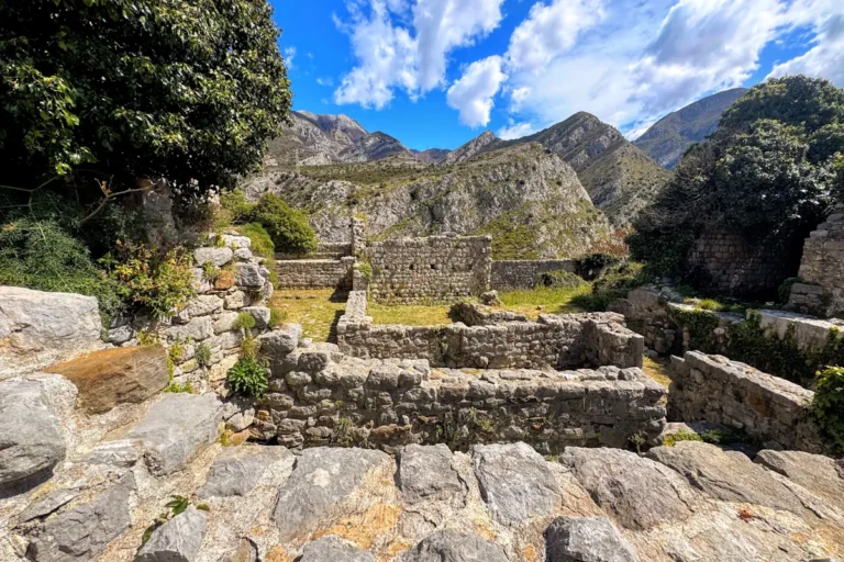 Stari Bar Old Town Ruins and Mount Rumija